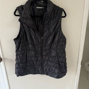 Athleta Black Puffer Vest